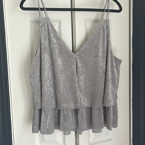 aerie crushed velvet tank